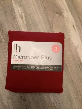 Microfiber plus sheet set queen size